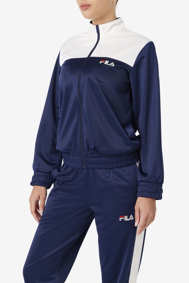 Navy Mckenna σακάκι πίστας Fila