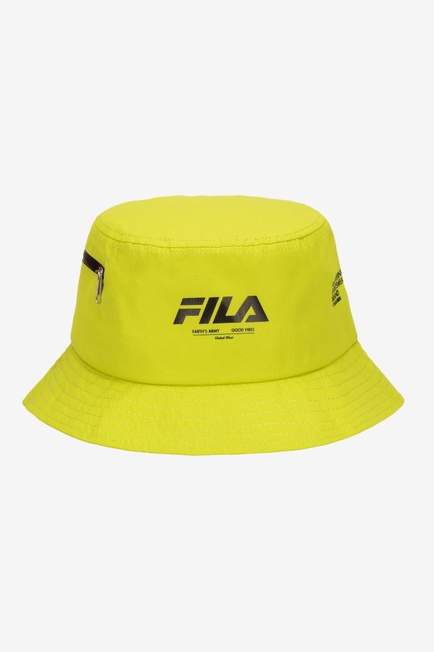 καπέλο κουβά Ripstop Punch ασβέστη Fila