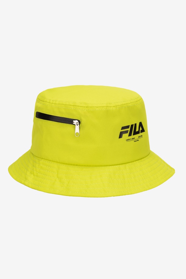 καπέλο κουβά Ripstop Punch ασβέστη Fila