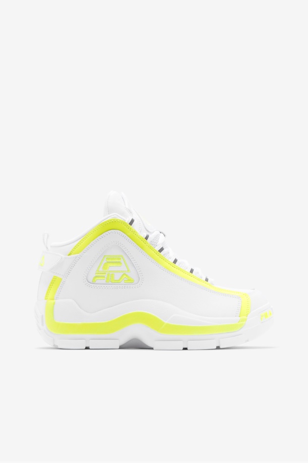 Fila White/κίτρινο λόφος επιχορήγησης γυναικών 2