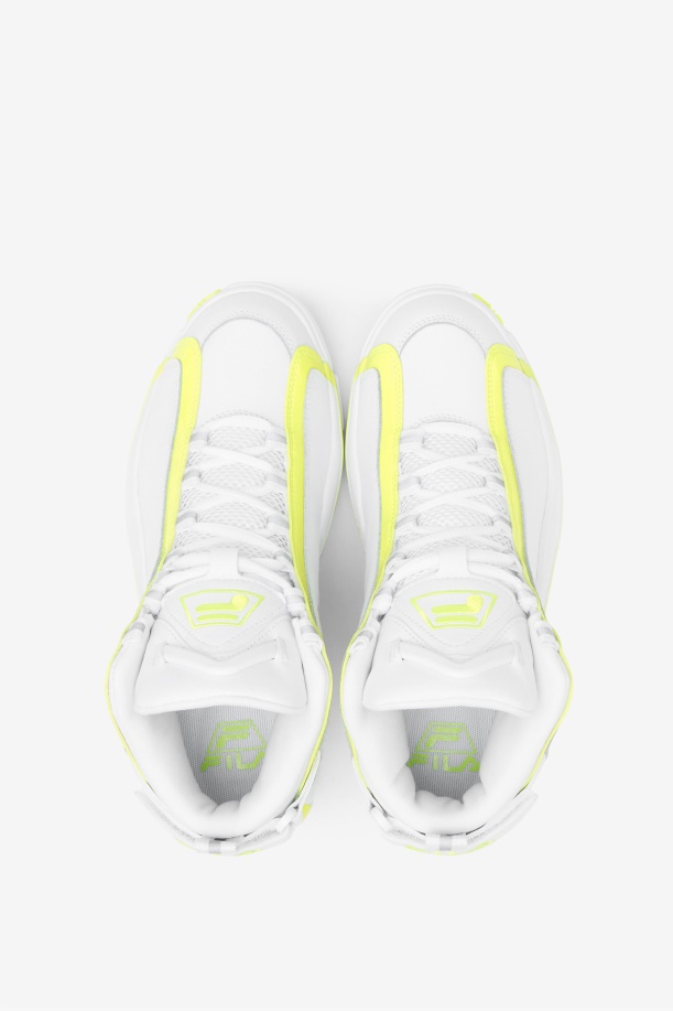 Fila White/κίτρινο λόφος επιχορήγησης γυναικών 2