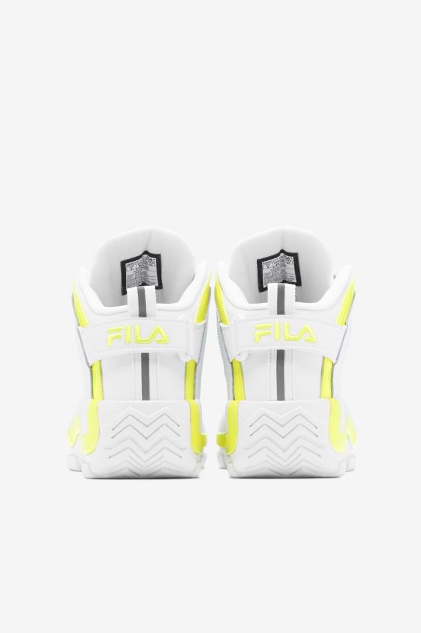 Fila White/κίτρινο λόφος επιχορήγησης γυναικών 2