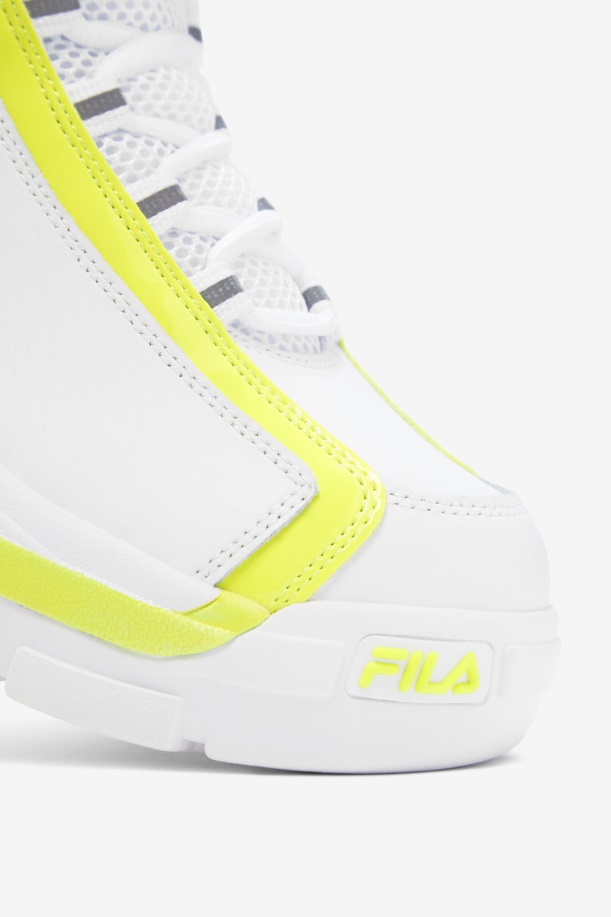 Fila White/κίτρινο λόφος επιχορήγησης γυναικών 2