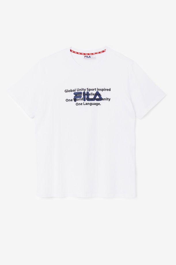 μπλουζάκι Pepacton Fila λευκό