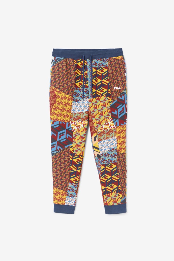 Fila Yellow Print/ocean Amay Jogger