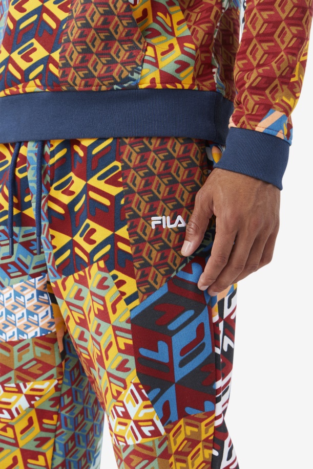 Fila Yellow Print/ocean Amay Jogger