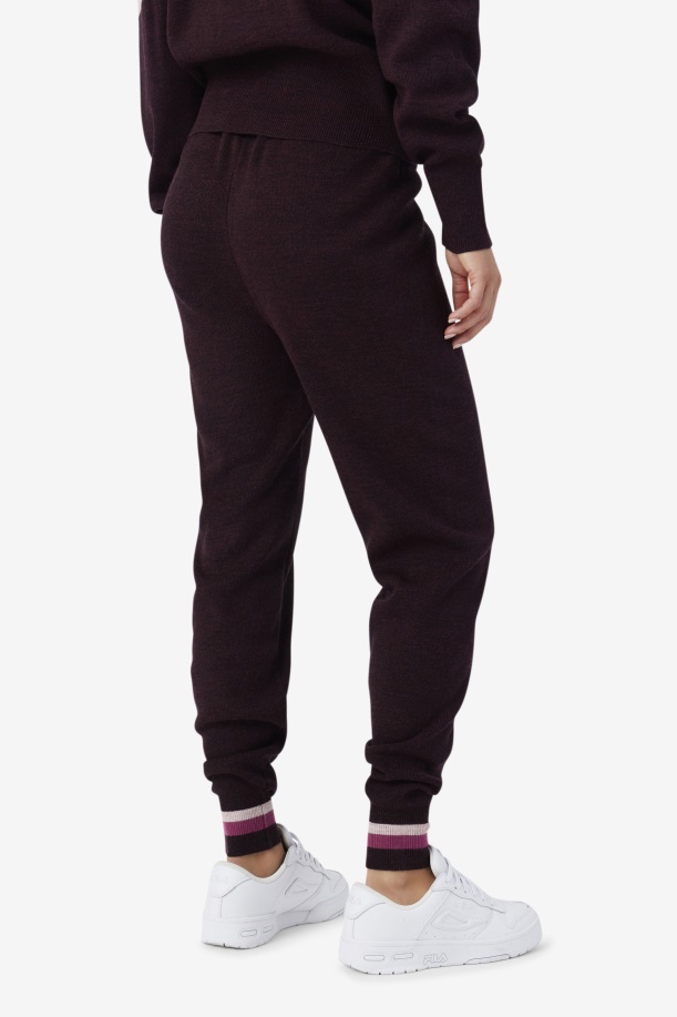 Fila Frankie Knit Pant Grape Wine/rouge/potpourri