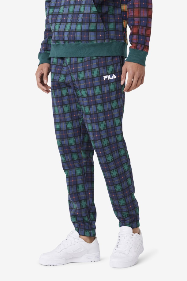Fila Dorm καρό Jogger June Bug/ραβέντι/ναυτικό