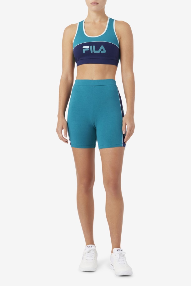 βαθιά λίμνη/ναυτικό/παγωμένο Aqua Kairi σουτιέν Top Fila
