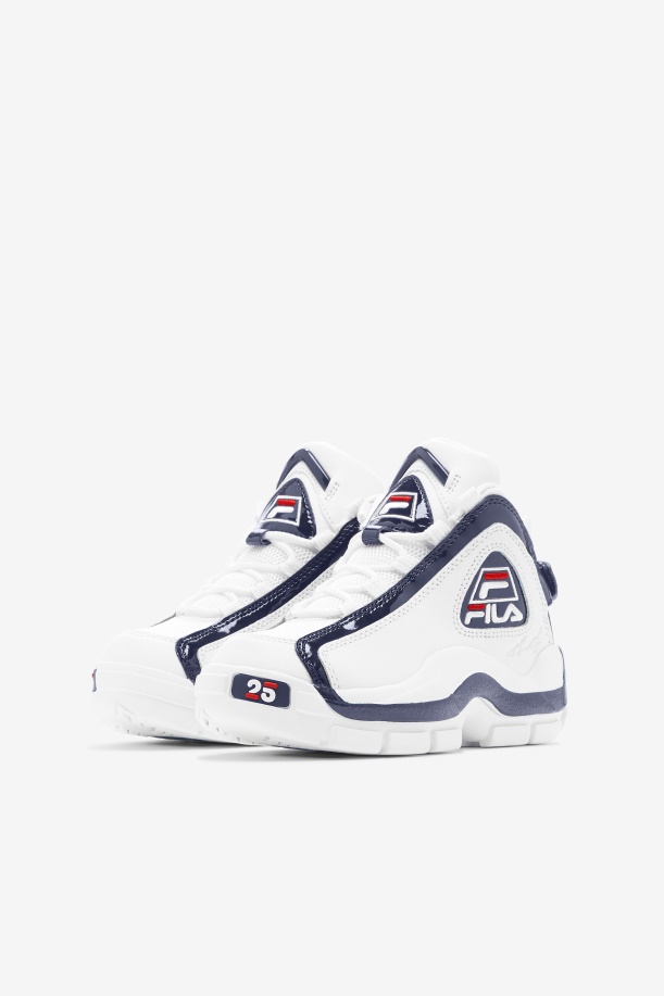 Fila White/navy/red Big Kids\' Grant Hill 2 25η επετειακή έκδοση