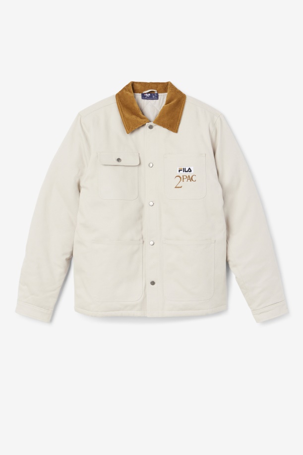 Fila 2pac Jacket Dove/μπρονζέ μπρονζέ