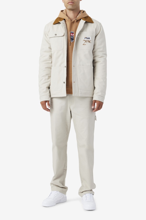 Fila 2pac Jacket Dove/μπρονζέ μπρονζέ
