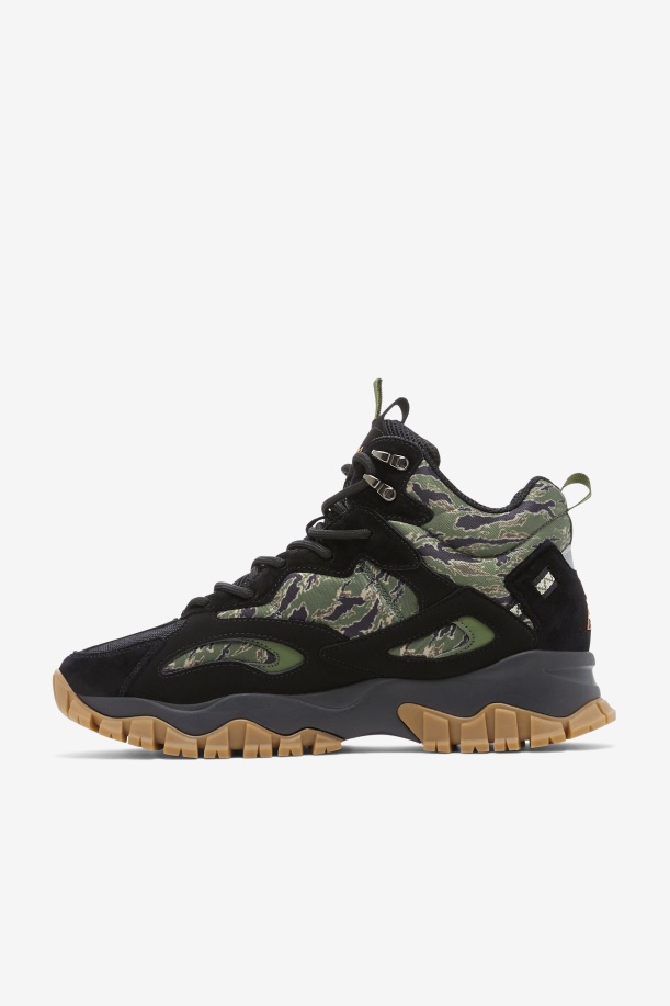 μαύρο/σχόδι/τσίχλα Fila Big Kids\' Ray Tracer Tr 2 Mid