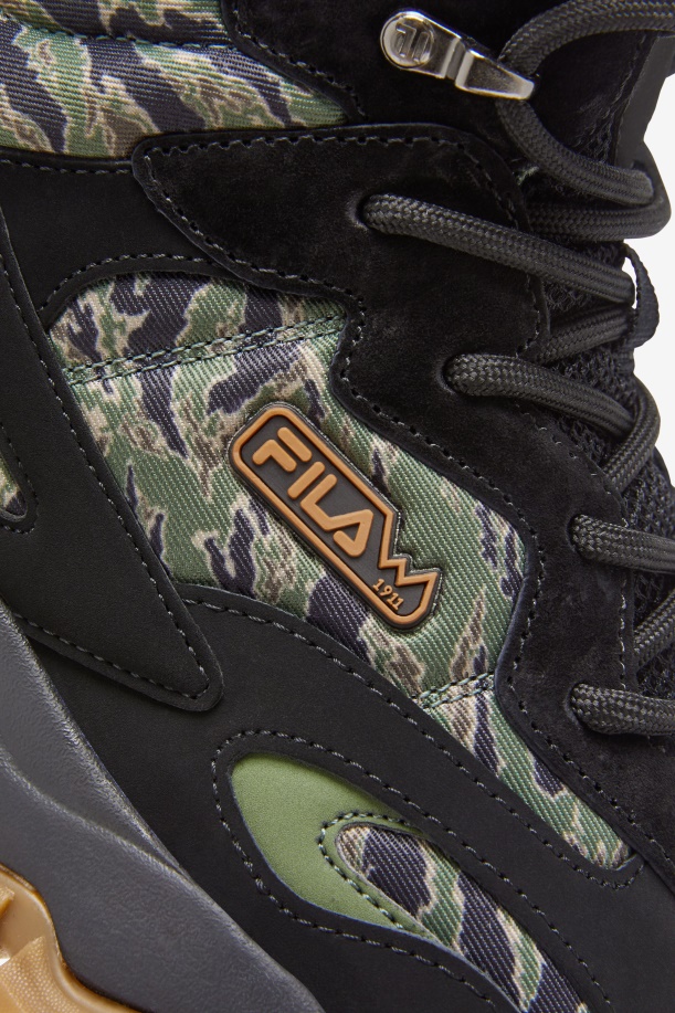 μαύρο/σχόδι/τσίχλα Fila Big Kids\' Ray Tracer Tr 2 Mid
