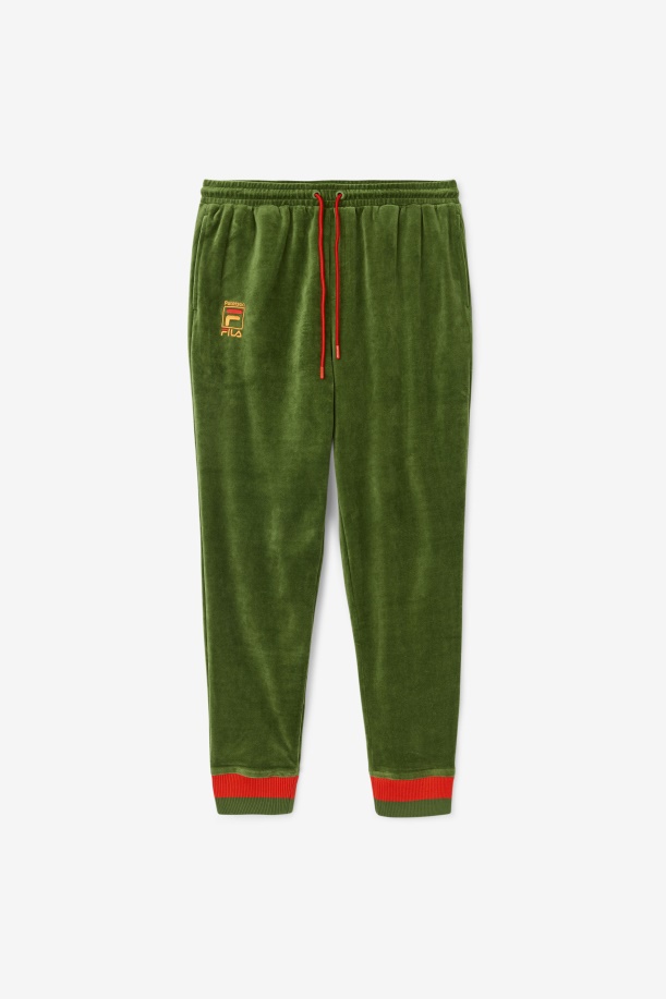 Fila X Paterson βελούδινο παντελόνι Douglas έλατο/παπαρούνα/ήλιο της ερήμου Fila