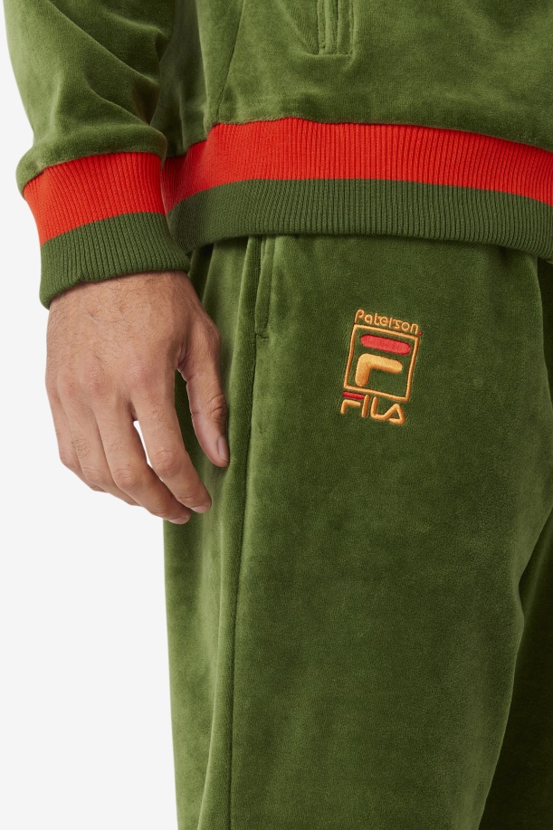 Fila X Paterson βελούδινο παντελόνι Douglas έλατο/παπαρούνα/ήλιο της ερήμου Fila