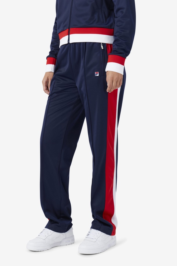Fila Navy/κόκκινο/λευκό παντελόνι με άμμο
