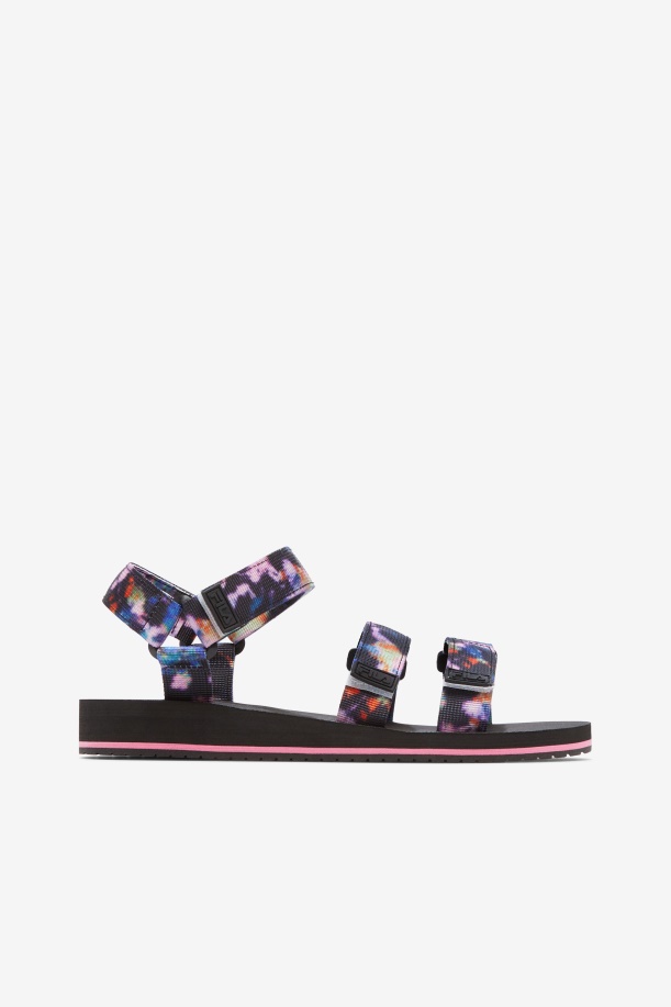 γυναικεία Drifter Ts Tie Dye Multi/μαύρο/λευκό Fila