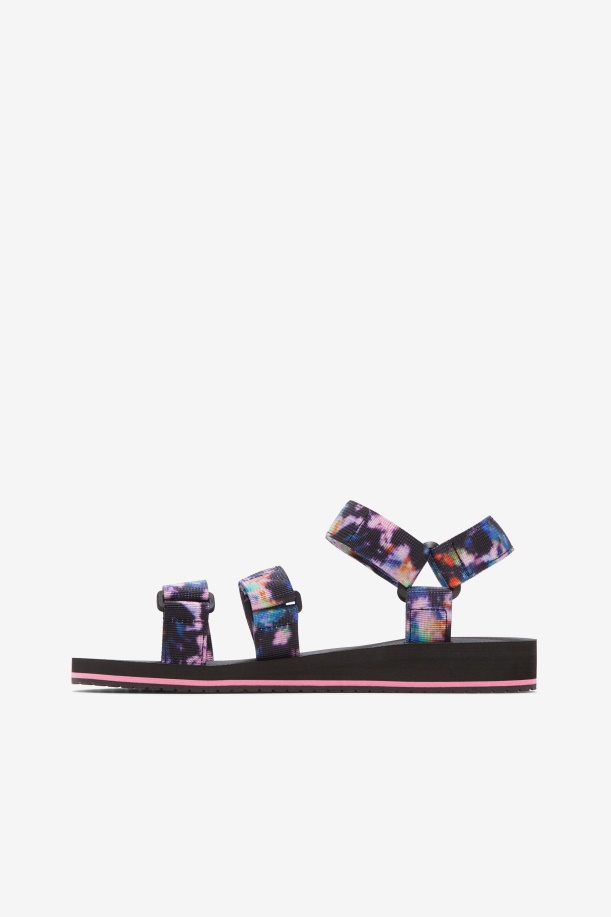 γυναικεία Drifter Ts Tie Dye Multi/μαύρο/λευκό Fila