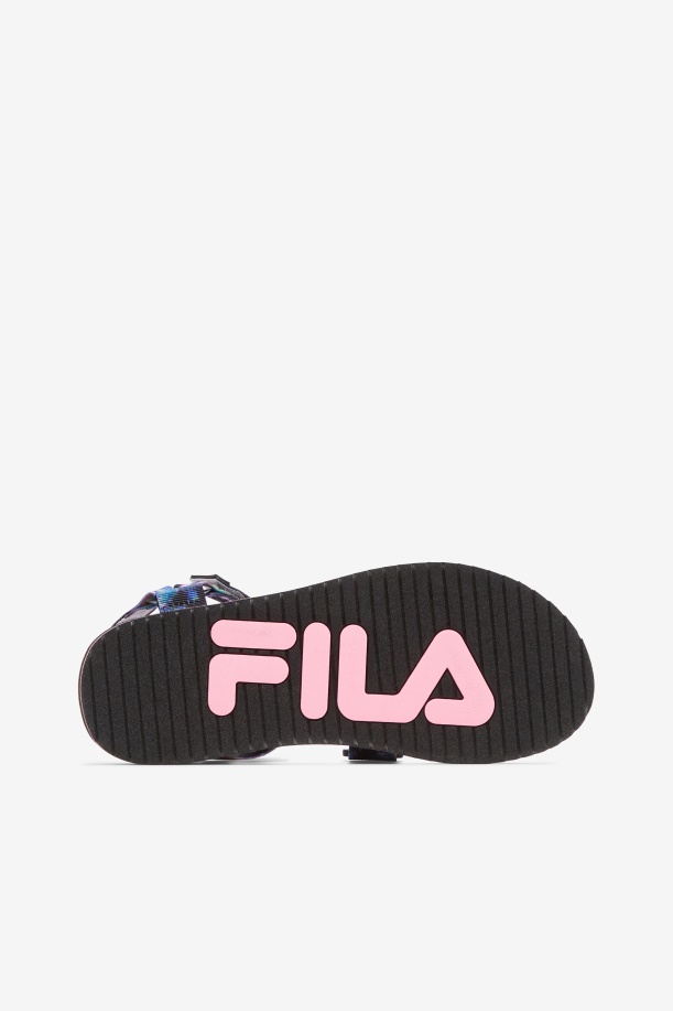 γυναικεία Drifter Ts Tie Dye Multi/μαύρο/λευκό Fila