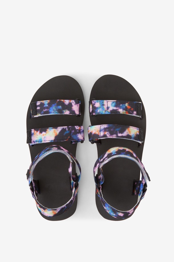 γυναικεία Drifter Ts Tie Dye Multi/μαύρο/λευκό Fila