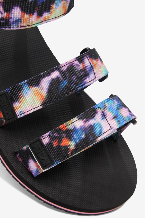 γυναικεία Drifter Ts Tie Dye Multi/μαύρο/λευκό Fila