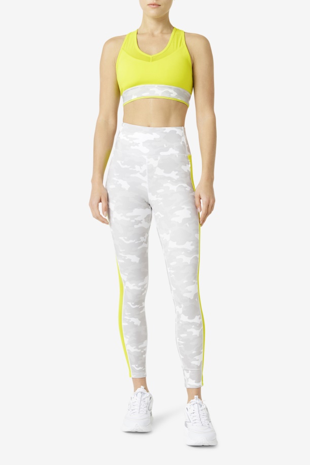 Fila Uplift Racerback σουτιέν Top Sulphur