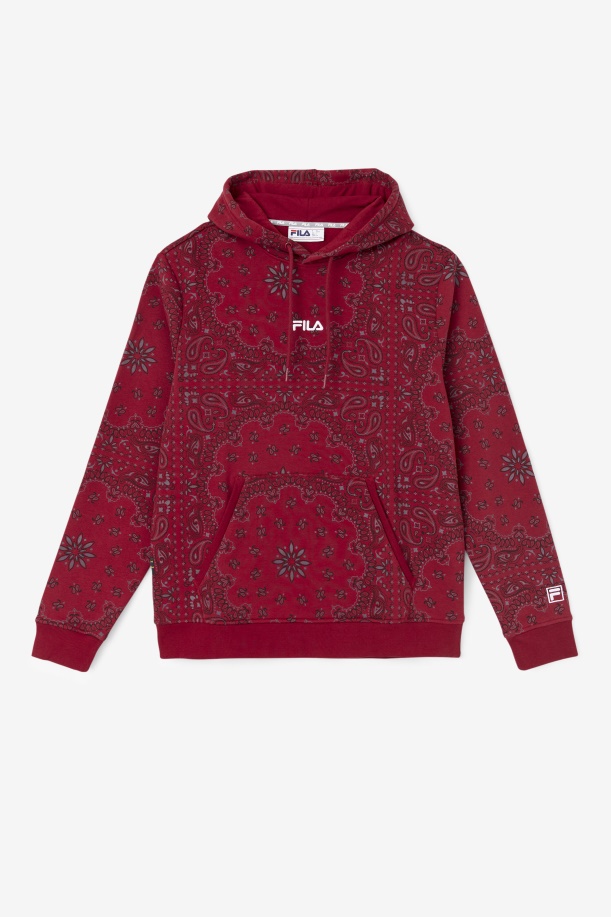στάμπα ραβέντι/μπαντάνα Seneca Hoodie Fila