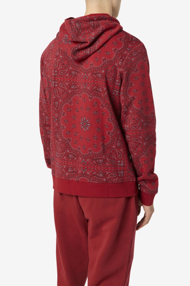 στάμπα ραβέντι/μπαντάνα Seneca Hoodie Fila