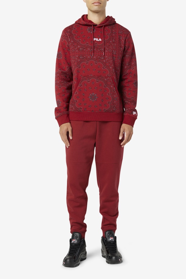 στάμπα ραβέντι/μπαντάνα Seneca Hoodie Fila
