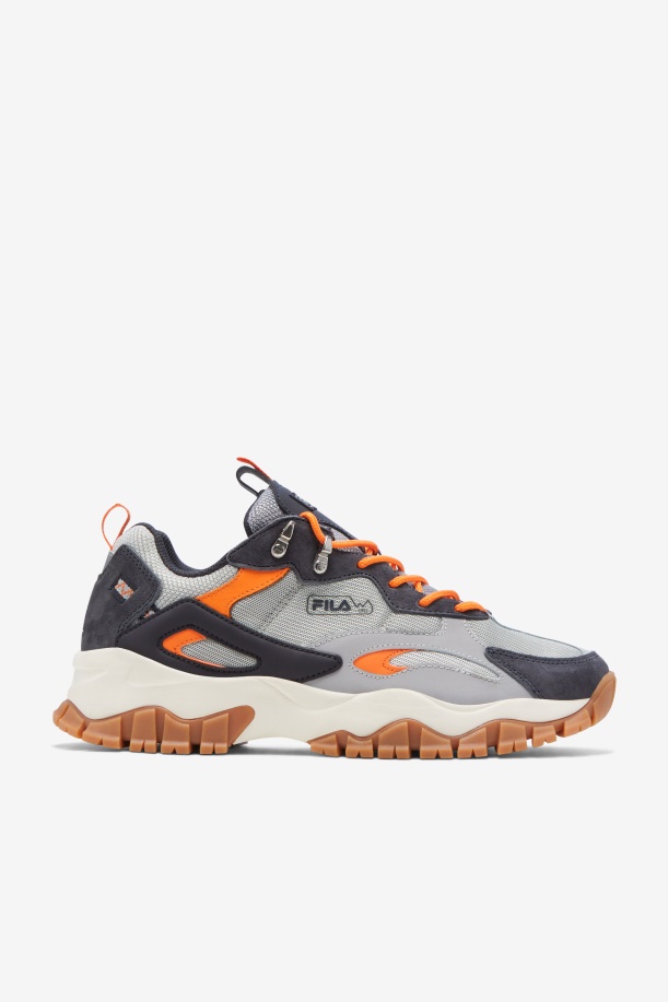 Fila Glacier Grey/nine Iron/πορτοκαλί ανδρικός ιχνηλάτης ακτίνων Tr 2