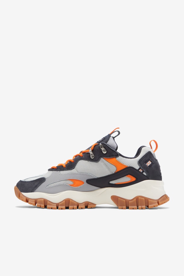Fila Glacier Grey/nine Iron/πορτοκαλί ανδρικός ιχνηλάτης ακτίνων Tr 2