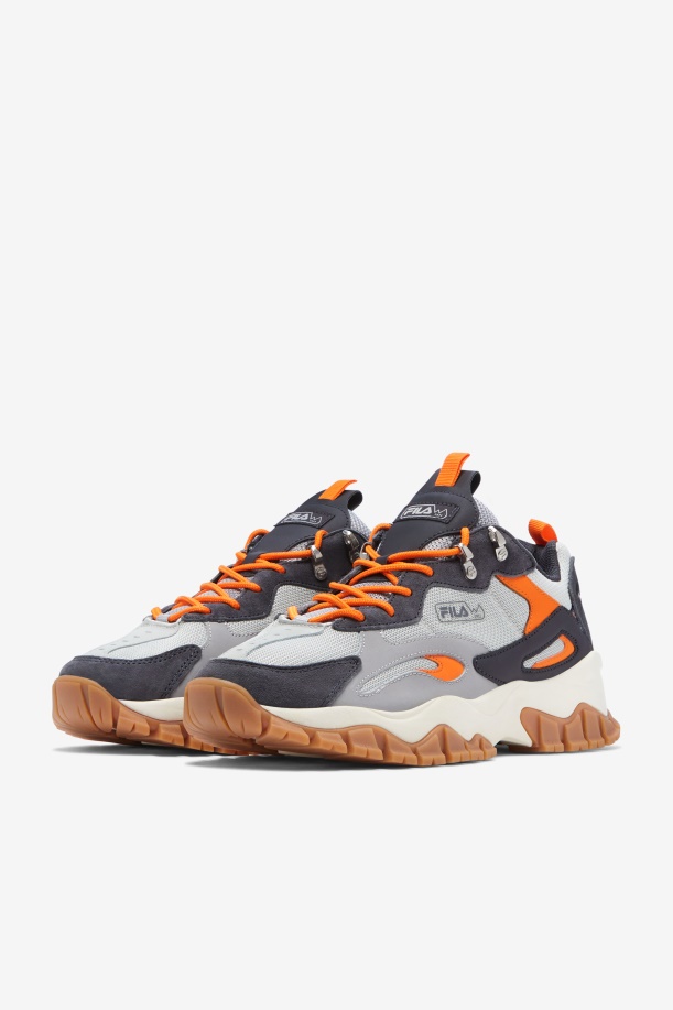 Fila Glacier Grey/nine Iron/πορτοκαλί ανδρικός ιχνηλάτης ακτίνων Tr 2