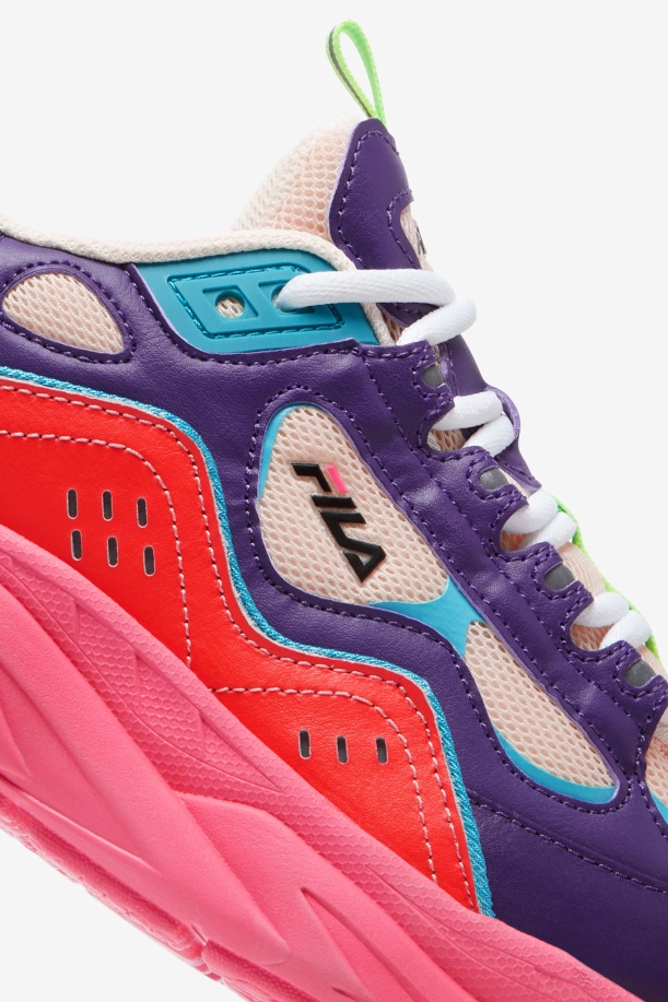 Fila Ecru/μωβ/ τριαντάφυλλο καμέλια γυναικείο τρίγατο