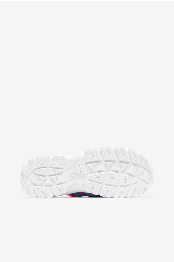 γυναικεία γραβάτα Multi/white/pink Glo βαφής Slide εξωτερικού χώρου Fila