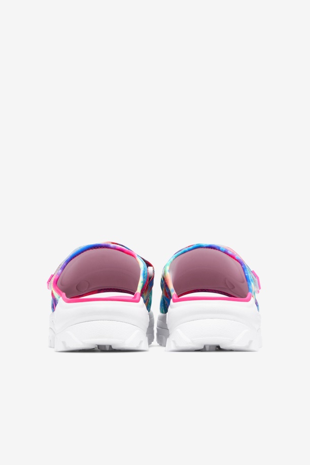 γυναικεία γραβάτα Multi/white/pink Glo βαφής Slide εξωτερικού χώρου Fila