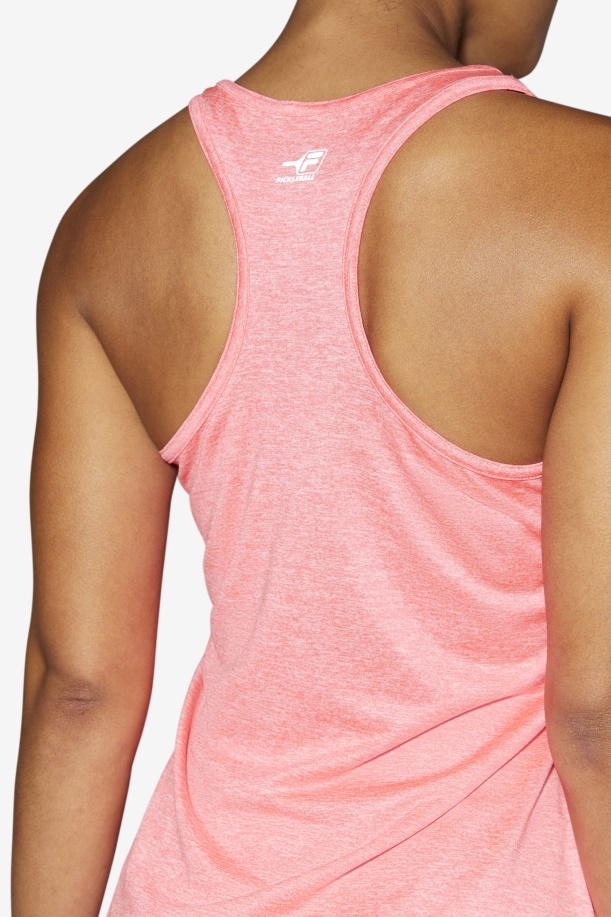 ντίβα ροζ ρείκι Pickleball Racerback Tank Fila