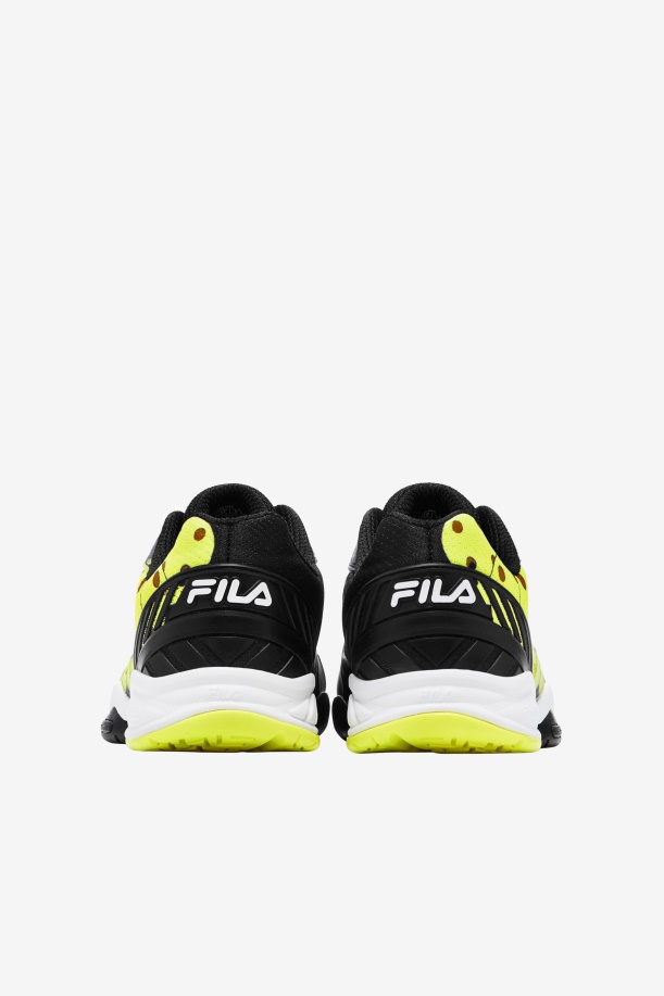μαύρο/άσπρο/κίτρινο ανδρικό βόλεϊ ζώνη Fila