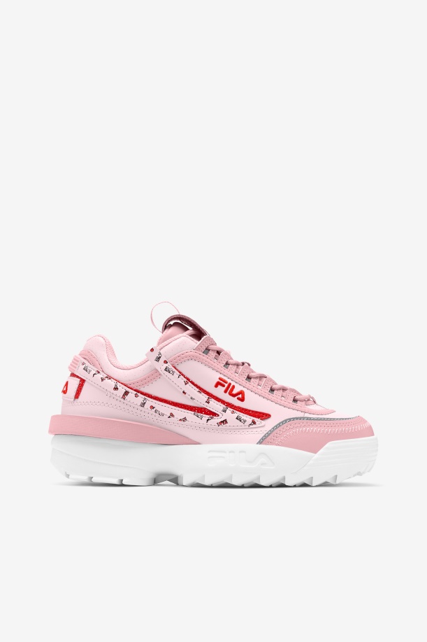 Fila Coral ρουζ/ροζ/λευκό γυναικείο Disruptor 2 Exp