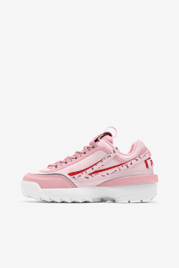 Fila Coral ρουζ/ροζ/λευκό γυναικείο Disruptor 2 Exp