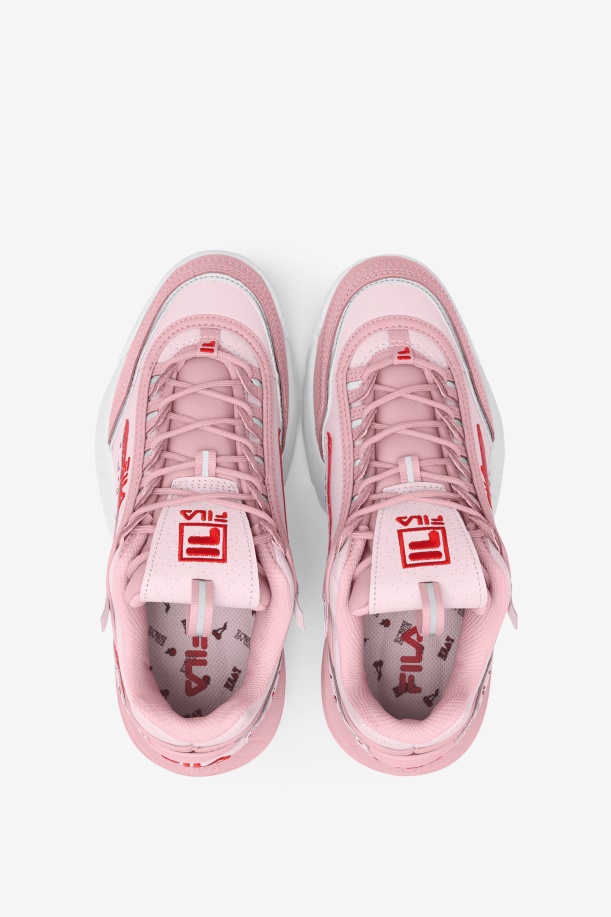 Fila Coral ρουζ/ροζ/λευκό γυναικείο Disruptor 2 Exp