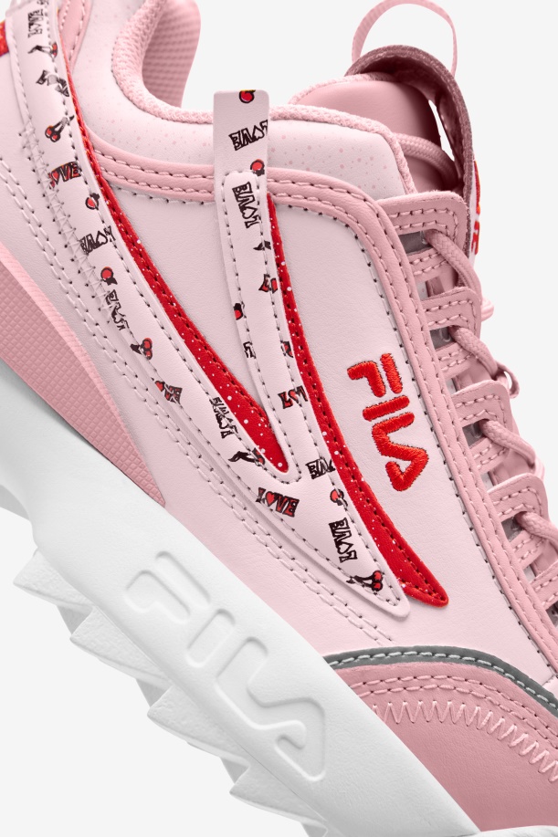 Fila Coral ρουζ/ροζ/λευκό γυναικείο Disruptor 2 Exp
