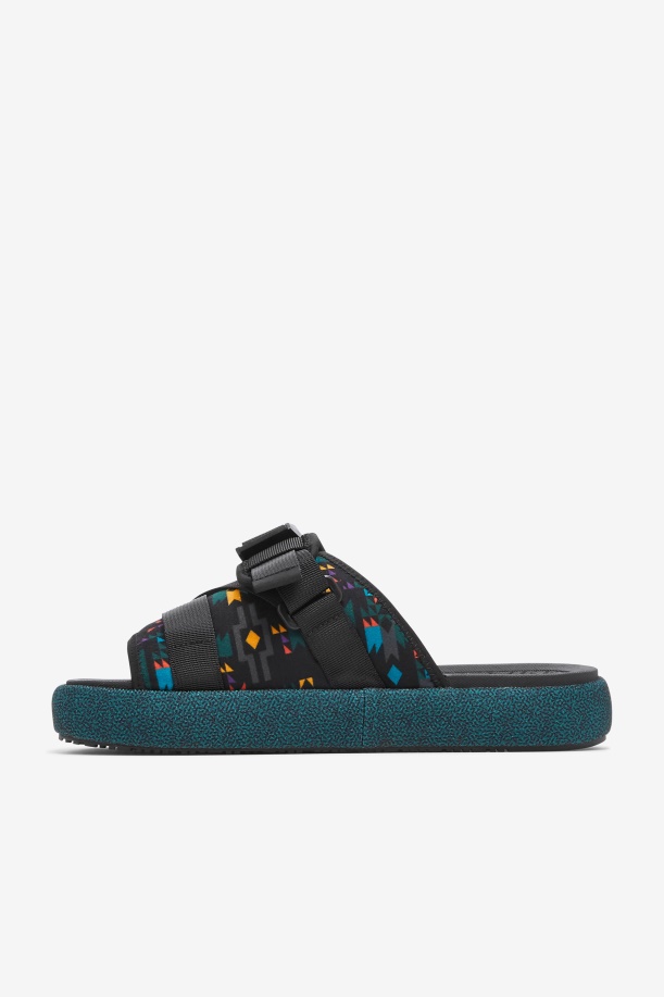 ανδρική τσουλήθρα άτλαντα Black/june Bug/saffron Fila