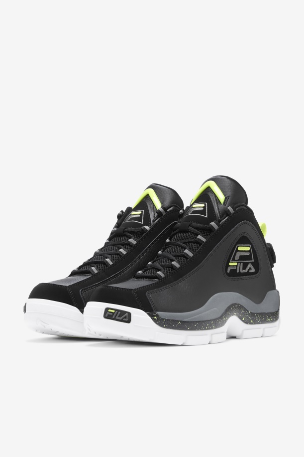 Fila Black/sunny Lime/castlerock ανδρικός λόφος 2