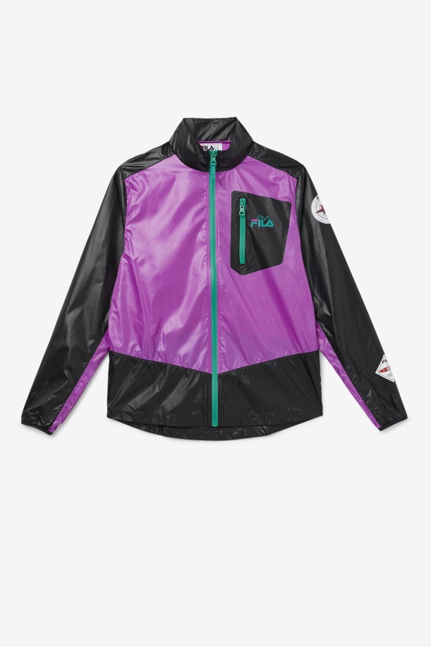 σακάκι Pinnacle Fila μωβ/μαύρο/πράσινο