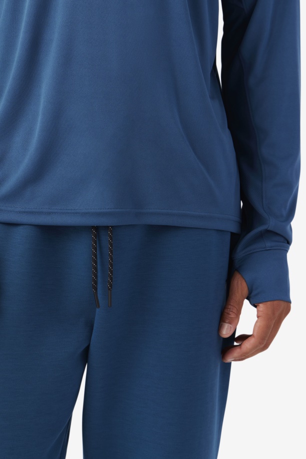 Fila Jazam μακρυμάνικο Crew Majolica μπλε/μαύρο