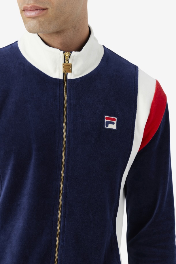 βελούδινο μπουφάν Navy/gret/red Floyd Fila