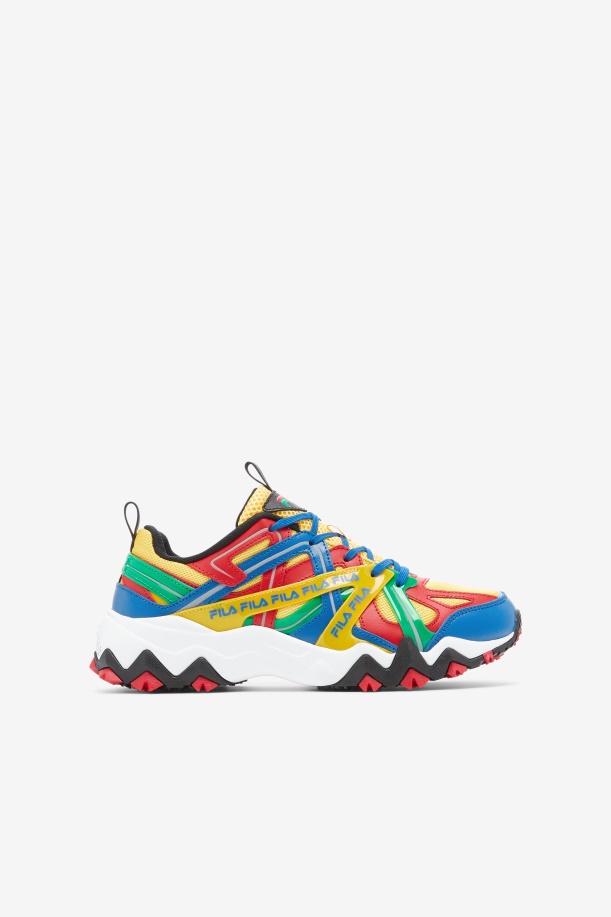 Fila Little Kids' Electromont λεμόνι/κόκκινο/μπλε της αυτοκρατορίας