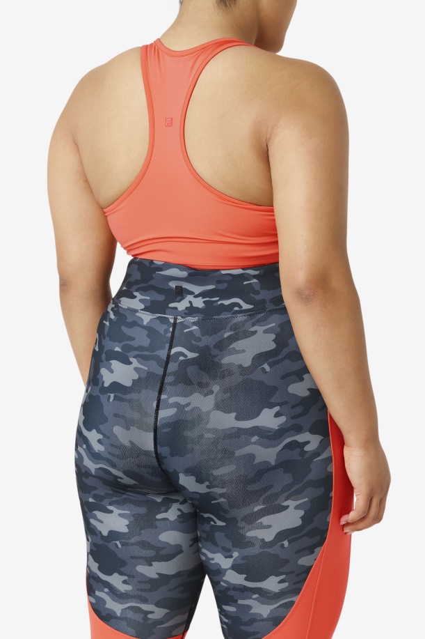 Fila Uplift Racerback σουτιέν τοπ ζεστό κοραλί