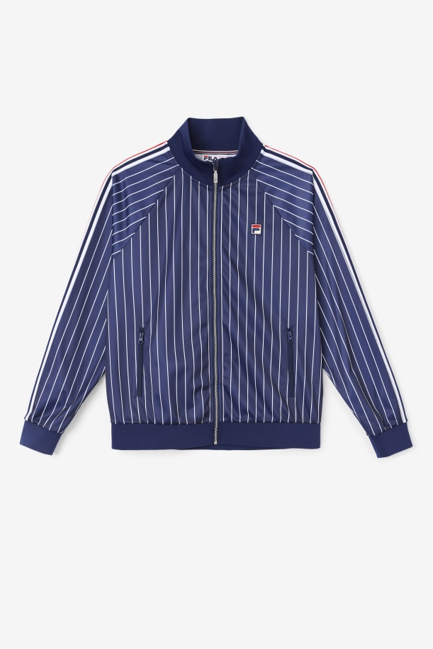 Fila Mitch Track μπουφάν Peacoat/λευκό